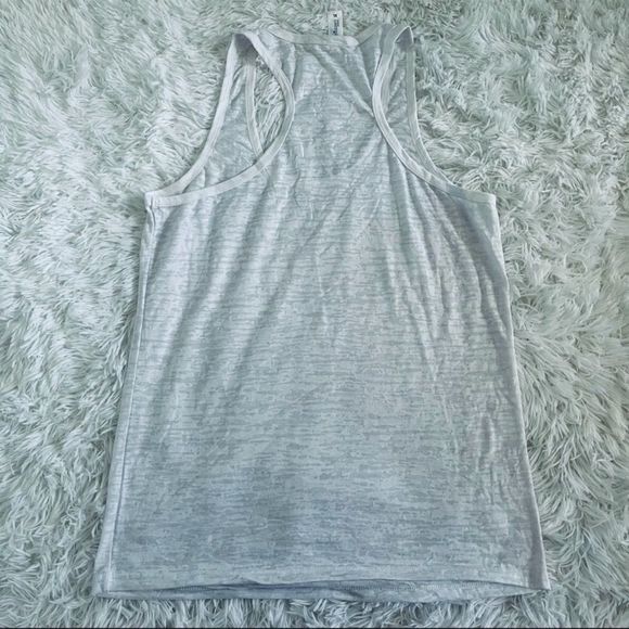 NWOT Over the Limit Burnout Racerback Tank Top Marled - Picture 11 of 15